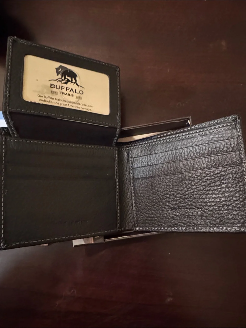 Buffalo trails wallet men NEW black